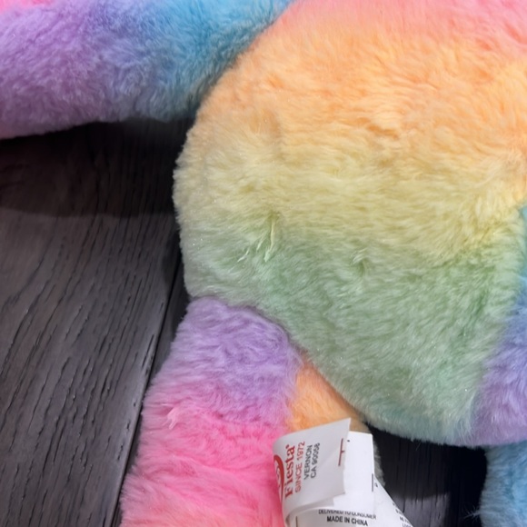 Unicorn bright color sloth soft stuffed animal stuffy - Picture 7 of 8